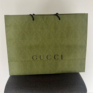 Gucci Green Shopping Bag